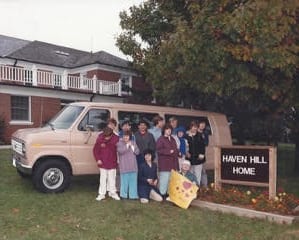 Parents of disabled children starting Haven Hill.