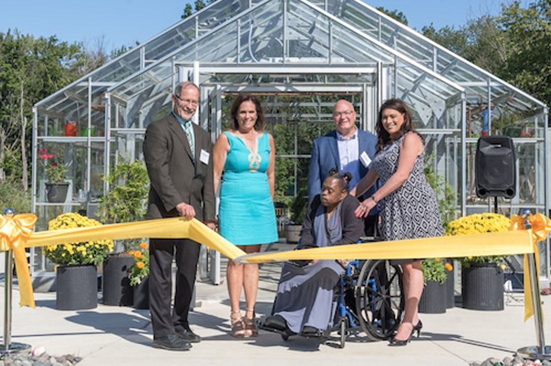 greenhouse ribbon cutting