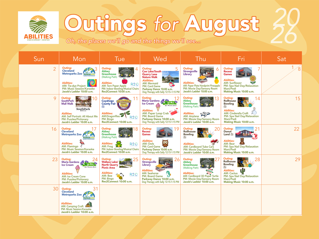 August 2026 calendar